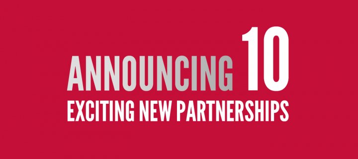 Announcing 10 Exciting New Partnerships