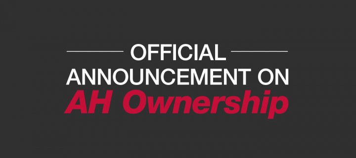 Official Announcement on AH Ownership